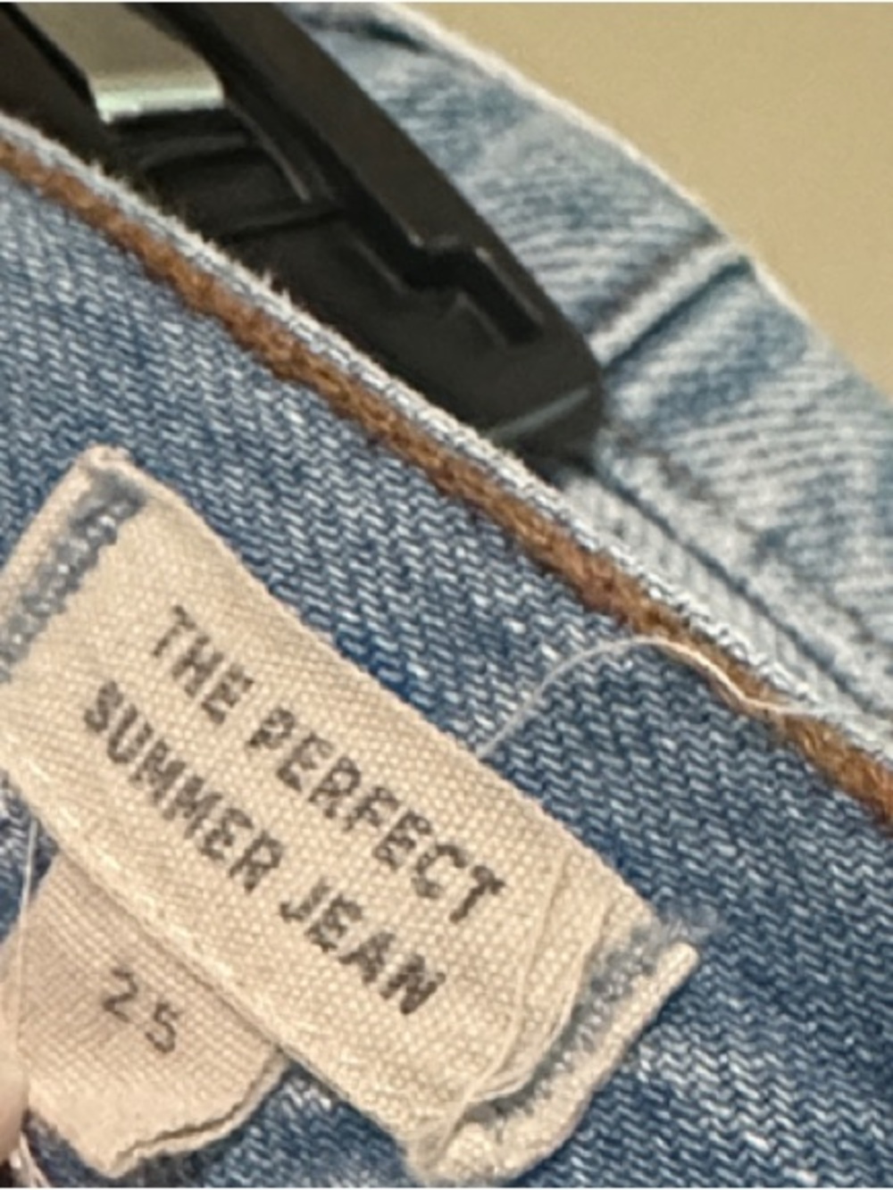 Madewell Light Wash Blue High-Rise Straight Jeans - Picture 5 of 5